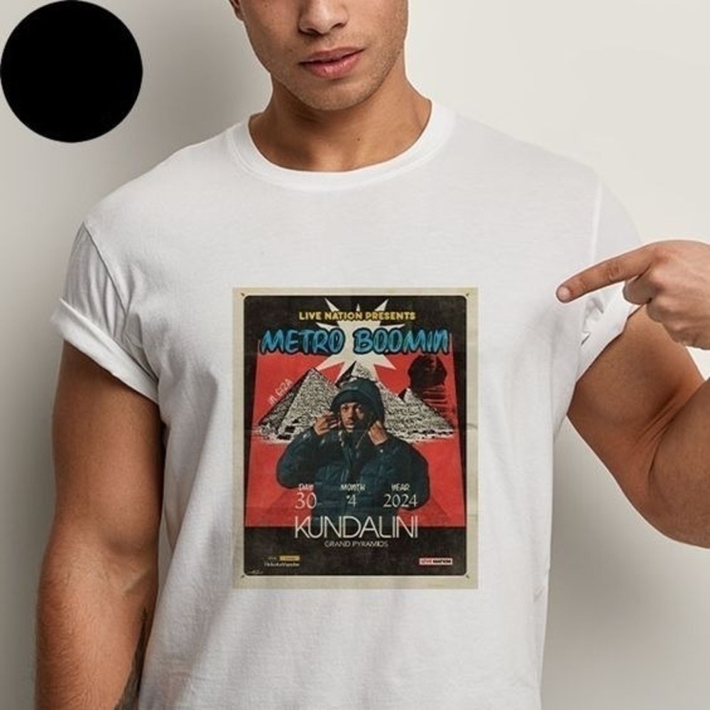 Metro Boomin Pyramids Show Rap Producer Fan T-Shirt